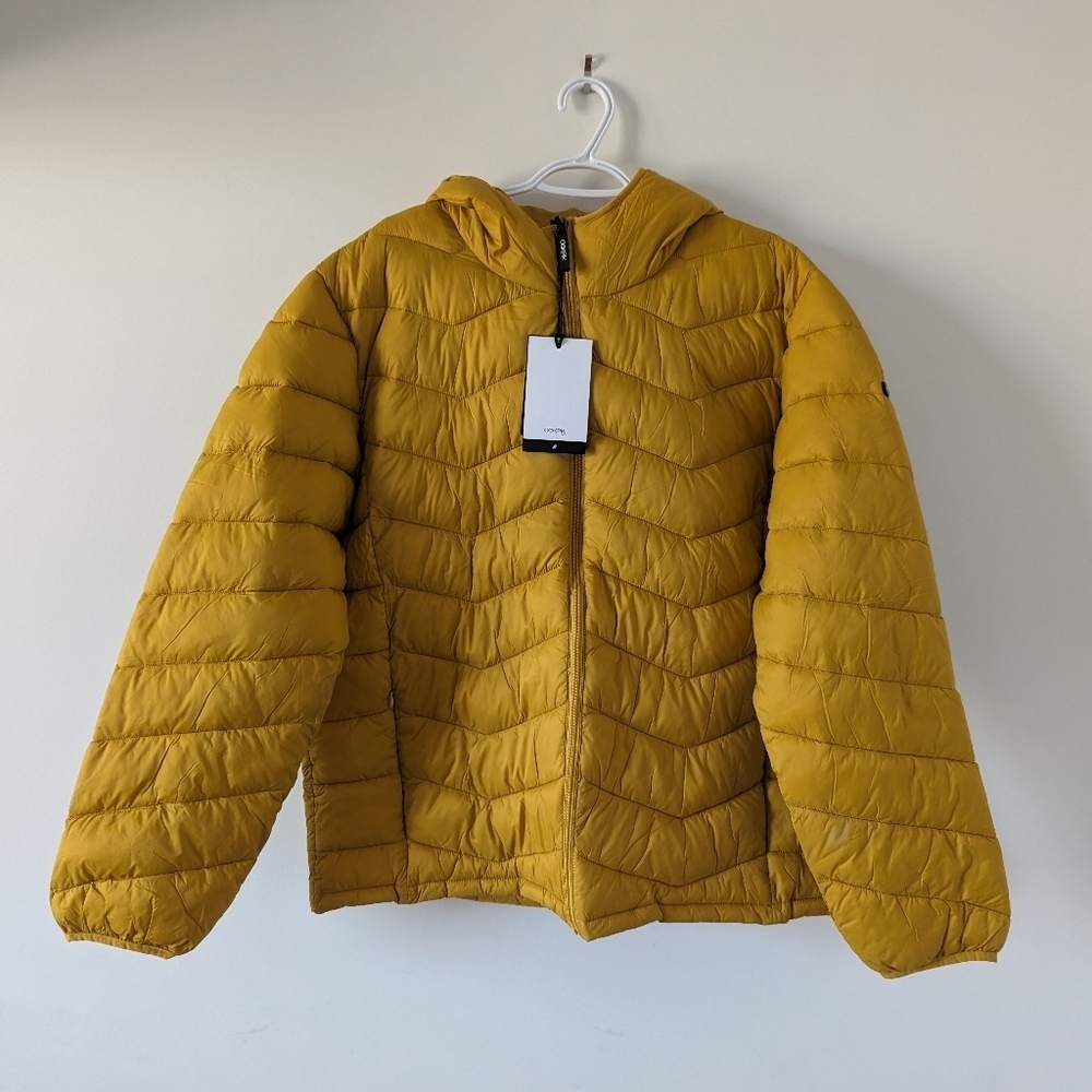 Ookpik Joey Men's Down Jacket Size 2XL Yellow NEW Lightweight